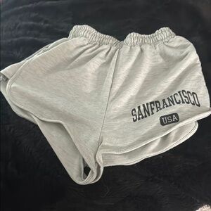 San Francisco USA Women's Gray Shorts